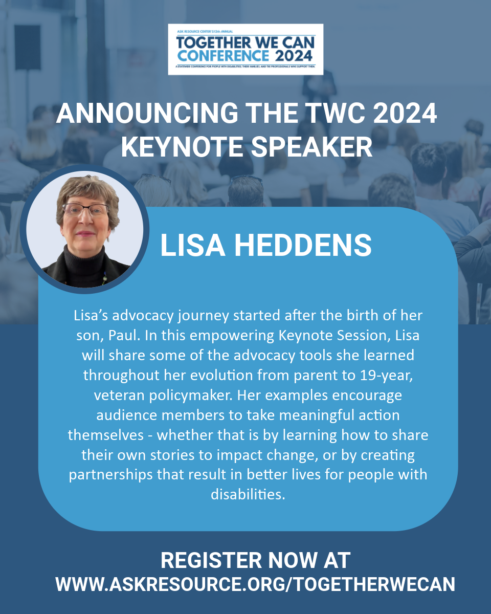 Lisa Heddens will be the Keynote Speaker at the 2024 TWC